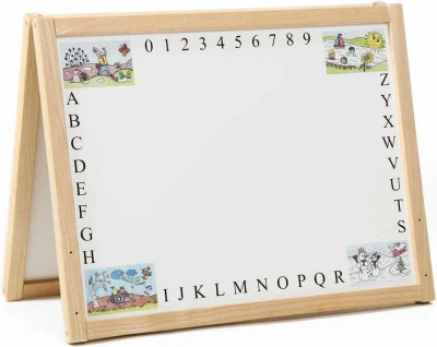 Tabule stojanová skládací A dřevo 5 v 1
