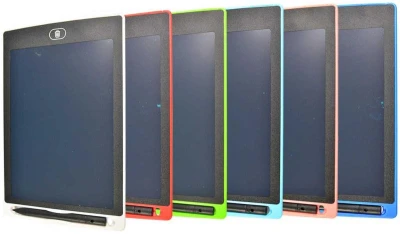 Tabuľka tabliet kresliaca magická 23x15cm set s perom na batérie 6 farieb v krabici