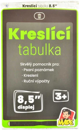 Tabuľka tabliet kresliaca magická 23x15cm set s perom na batérie 6 farieb v krabici