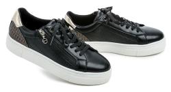 Tamaris 1-23313-41 čierne dámske poltopánky