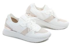 Tamaris 1-23712-42 bielo zlatoružové dámske tenisky