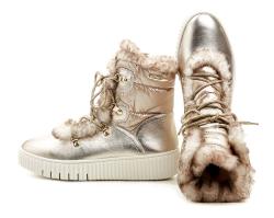 Tamaris 1-26854-29 gold dámské zimní boty