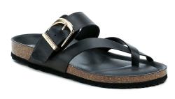 Tamaris 1-27509-46 černé dámské nazouváky