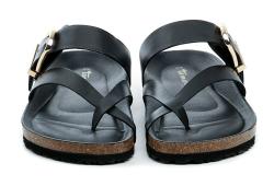 Tamaris 1-27509-46 černé dámské nazouváky