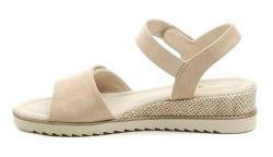Tamaris 1-28118-44 béžové dámské sandály na klínku