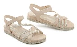 Tamaris 1-28152-44 béžové dámské sandály