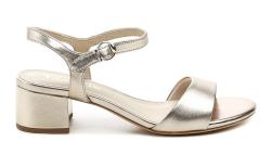 Tamaris 1-28249-42 světle zlaté dámské sandály na podpatku