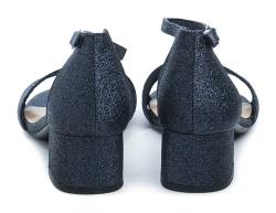 Tamaris 1-28295-42 navy glam dámské sandály na podpatku