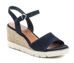 Tamaris 1-28360-44 navy dámske sandále na klinovej podrážke