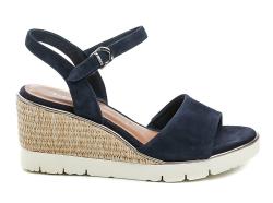 Tamaris 1-28360-44 navy dámské sandály na klínku