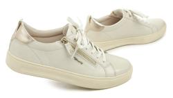 Tamaris 8-53707-42 krémové dámske nadmerné poltopánky