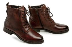 Tamaris 8-55100-43 cognac dámské nadměrné zimní boty