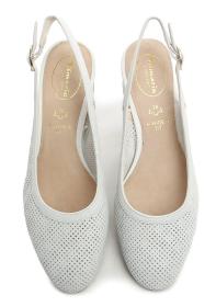 Tamaris 8-89501-42 bílá dámská letní obuv na podpatku