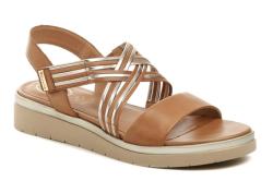 Tamaris Comfort 8-58707-42 hnedé dámske nadmerné sandále