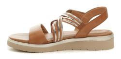 Tamaris Comfort 8-58707-42 hnědé dámské nadměrné sandály