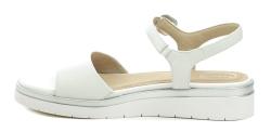 Tamaris Comfort 8-58708-42 bílé dámské nadměrné sandály