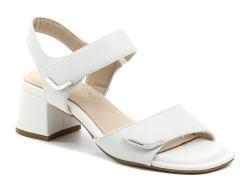 Tamaris Comfort 8-88317-44 biele dámske sandále na podpätku
