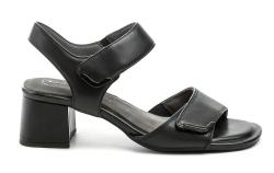 Tamaris Comfort 8-88317-44 černé dámské sandály na podpatku