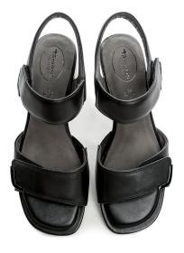 Tamaris Comfort 8-88317-44 černé dámské sandály na podpatku