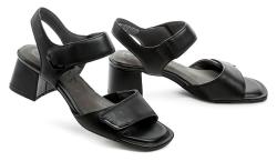 Tamaris Comfort 8-88317-44 černé dámské sandály na podpatku