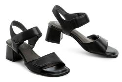 Tamaris Comfort 8-88317-44 černé dámské sandály na podpatku