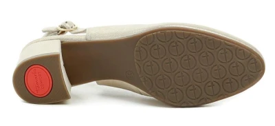 Tamaris Comfort 8-89500-44 béžové třpytivé dámské lodičky šíře H