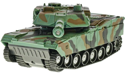 Tank 24cm obrněné vozidlo na setrvačník na baterie 2 barvy Světlo Zvuk
