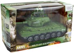 Tank obrněné vozidlo 26cm na setrvačník set s figurkou a doplňky plast