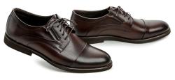 Tapi A-7579 tmavohnedá pánska spoločenská obuv