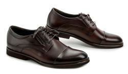 Tapi A-7579 tmavohnedá pánska spoločenská obuv