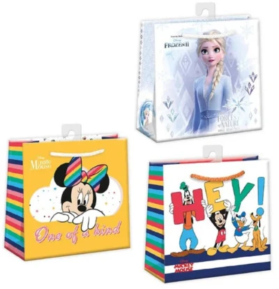 Argus Taška dárková Frozen 2 / Minnie / Mickey Mouse 16x16cm papírová 3 druhy Argus Taška dárková Frozen 2 / Minnie / Mickey Mouse 16x16cm papírová 3 druhy