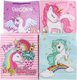 Taška dárková s obrázkem jednorožec 26x32cm unicorn různé druhy Taška dárková s obrázkem jednorožec 26x32cm unicorn různé druhy