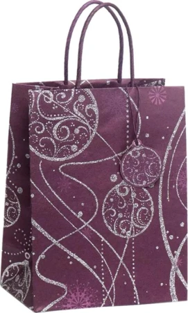 Argus Taška dárková vánoční 18x23cm papírová DeLuxe Eco Friendly Argus Taška dárková vánoční 18x23cm papírová DeLuxe Eco Friendly