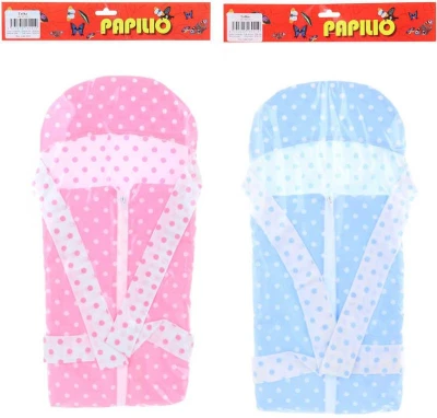 Taška na zip panenku miminko zavinovačka puntíkovaná 3 barvy