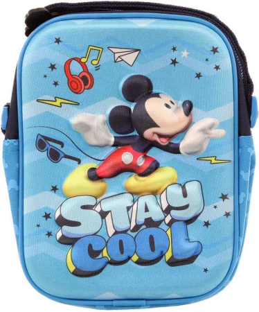Taštička dětská Disney Mickey Mouse 3D efekt na rameno s popruhem Taštička dětská Disney Mickey Mouse 3D efekt na rameno s popruhem
