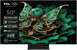 TCL 50Q7C SMART TV 50" QLED/4K UHD/Mini LED/144Hz/4xHDMI/USB/LAN/GoogleTV