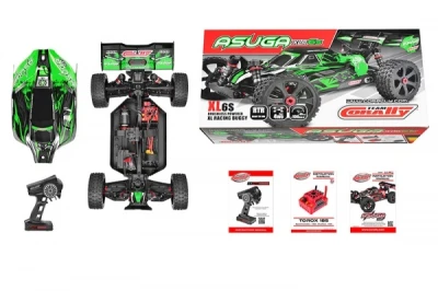 Team Corally ASUGA XLR 6S zelená RTR 4WD buggy