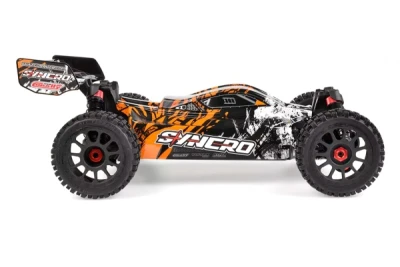 Team Corally Syncro oranžová 2WD 3-4S RTR buggy