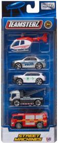 Teamsterz autíčka kovová Street Machines set 5ks v krabici 6 druhů