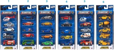 Teamsterz autíčka kovová Street Machines set 5ks v krabici 6 druhů