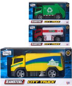 Teamsterz auto kovové technické služby city truck 3 druhy v krabičce Teamsterz auto kovové technické služby city truck 3 druhy v krabičce