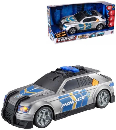 Teamsterz auto policejní vůz policie na baterie Světlo Zvuk plast