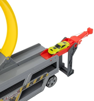 Teamsterz auto transportér rozkládací akční dráha 2v1 set s autíčkem kov