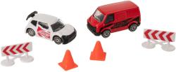 Teamsterz auto závodní set s dodávkou a doplňky Rapid Racers 2 druhy kov