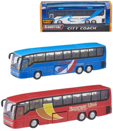 Teamsterz Street Kingz autobus kovový 3 druhy v krabici