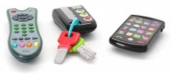 TECH TOO Trio baby set smartphone + klíče + ovladač na baterie Světlo Zvuk