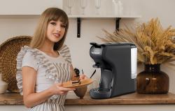 Techwood Kávovar na kapsle TCA-196N (černý)