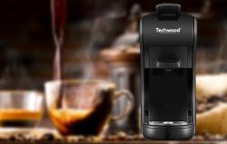 Techwood Kávovar na kapsle TCA-196N (černý)