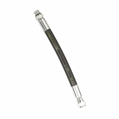 Tecline STANDARD/KEVLAR černá krátká vysokotlaká hadice k tlakoměru