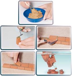 Teifoc Domek Horses 1021 Stavebnice cihly s maltou